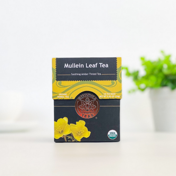 Buddha Teas Mullein Leaf Tea - 18 envelopes - Tea At Heart