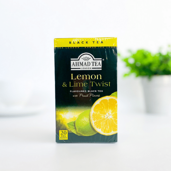 Ahmad Tea Lemon & Lime Twist Tea 20 envelopes Tea At Heart