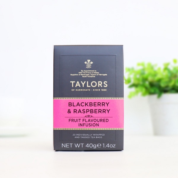 Taylors of Harrogate Blackberry & Raspberry 20 envelopes Tea At Heart