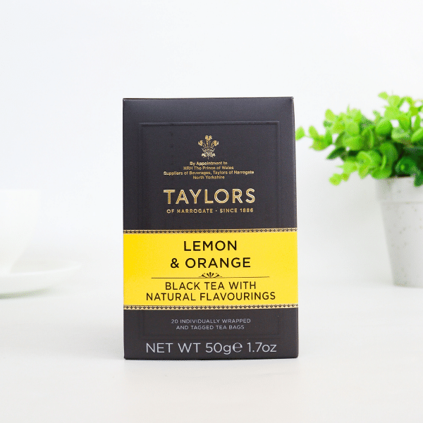 Taylors of harrogate lemon orange tea 20 envelopes tea at heart