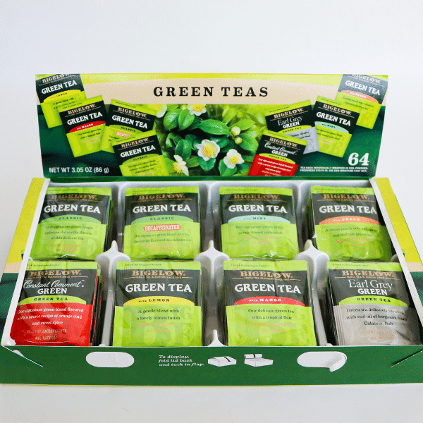 Bigelow Green Tea Variety Pack - 64 envelopes - Tea At Heart